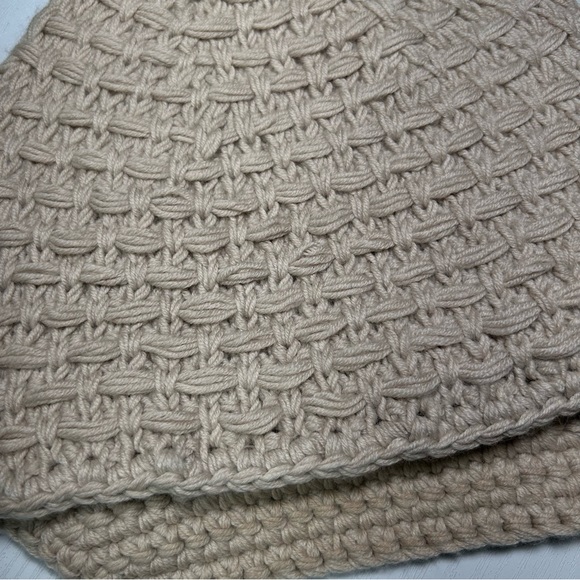 Banana Republic Merino Fine Wool Womens Tan Hat One Size - Picture 10 of 11